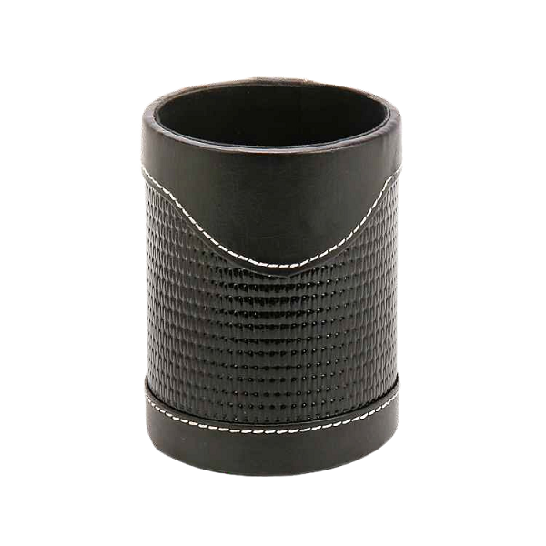 Pen Stand Round (dual Tone) Black Dt